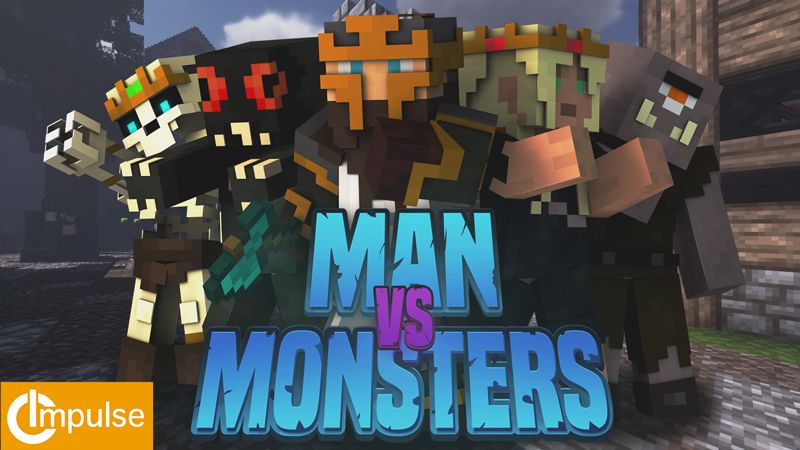 Man vs Monsters Skin Pack on the Minecraft Marketplace by Impulse