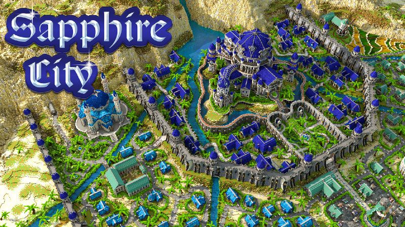 Sapphire City on the Minecraft Marketplace by Impulse