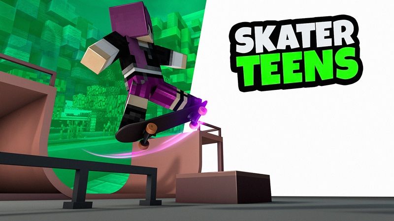 Skater Teens on the Minecraft Marketplace by Impulse