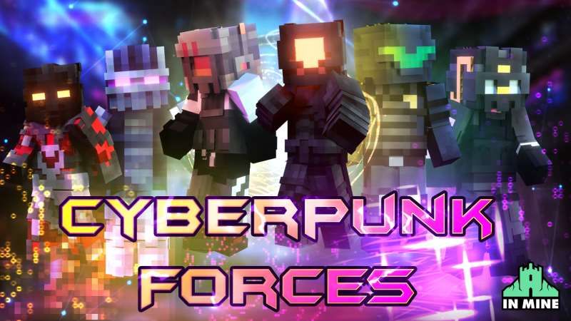 Cyberpunk Forces on the Minecraft Marketplace by In Mine