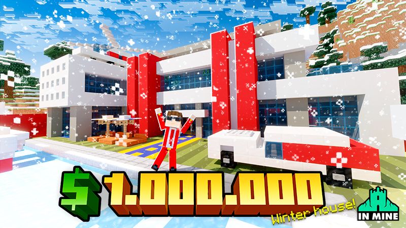 $1,000,000 Winter House on the Minecraft Marketplace by In Mine