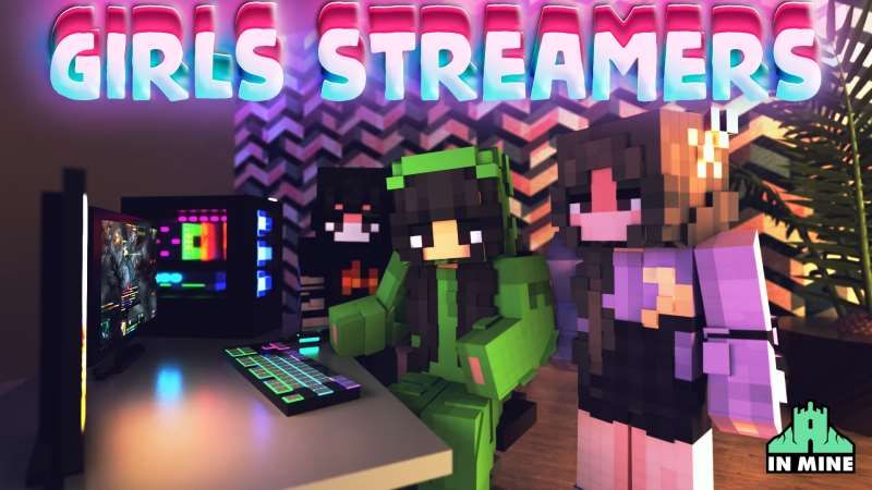 Girls Streamers on the Minecraft Marketplace by in-mine