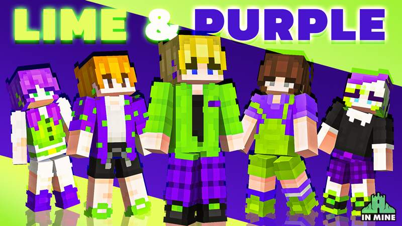 Lime & Purple on the Minecraft Marketplace by In Mine