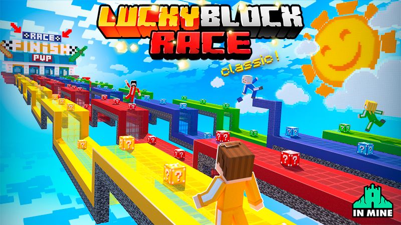 Lucky Block Race Classic on the Minecraft Marketplace by In Mine