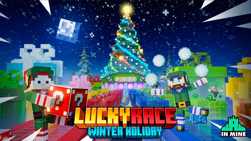 Lucky Race Winter Holiday on the Minecraft Marketplace by In Mine