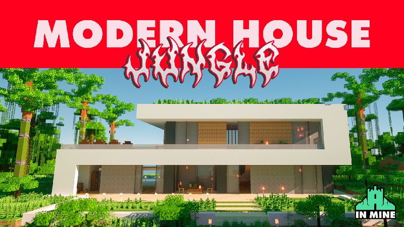 Modern  House - Jungle on the Minecraft Marketplace by In Mine