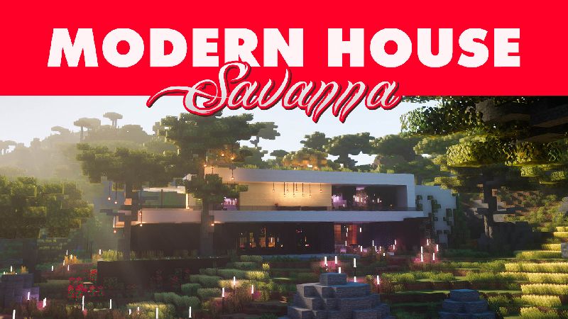 Modern House - Savanna on the Minecraft Marketplace by In Mine