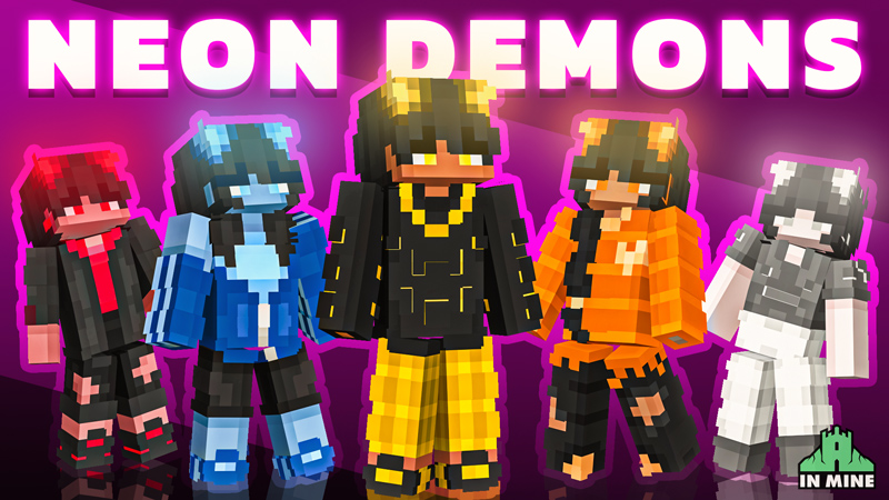 Neon Demons on the Minecraft Marketplace by In Mine