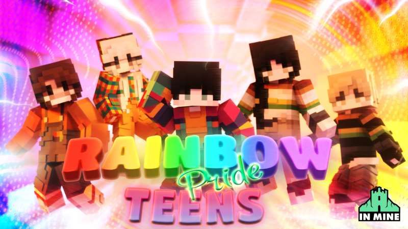 Rainbow Teens Pride on the Minecraft Marketplace by In Mine