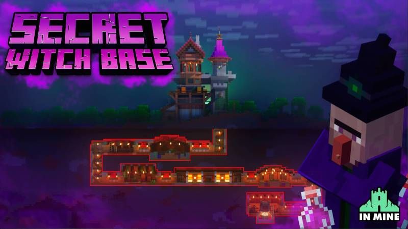 Secret Witch Base on the Minecraft Marketplace by In Mine