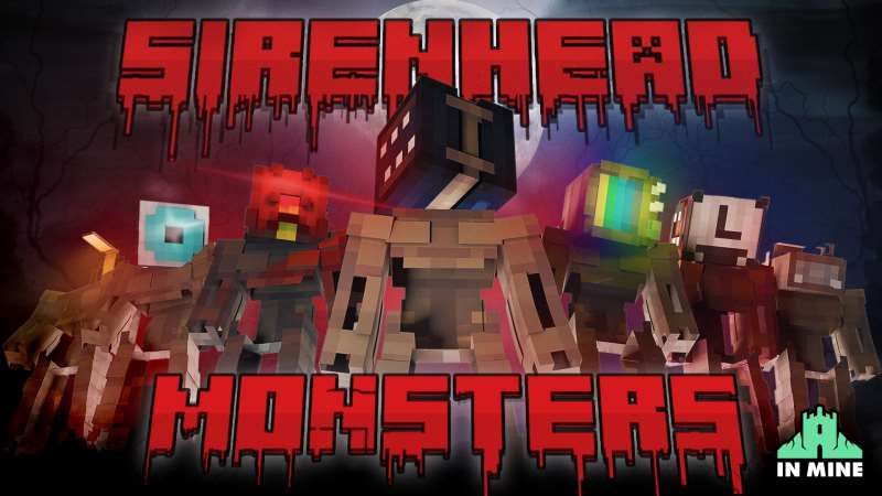 Sirenhead Monsters on the Minecraft Marketplace by in-mine