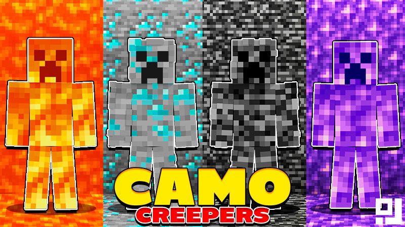 Camo Creepers on the Minecraft Marketplace by inPixel