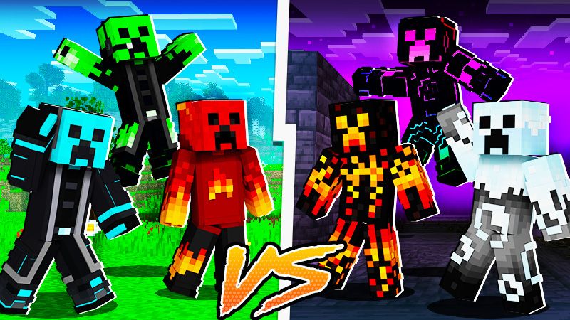 Creeper VS Creeper on the Minecraft Marketplace by inPixel