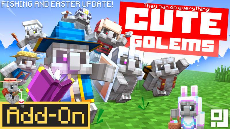 Cute Golems on the Minecraft Marketplace by inPixel