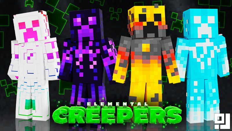 Elemental Creepers on the Minecraft Marketplace by inPixel