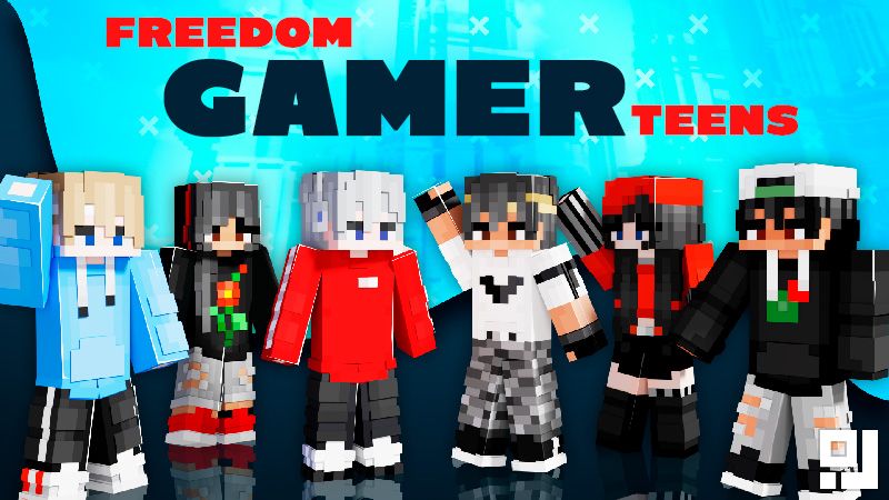 Freedom Gamer Teens on the Minecraft Marketplace by inPixel