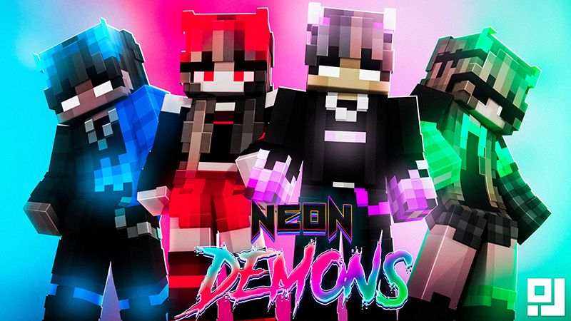 Neon Demons on the Minecraft Marketplace by inPixel