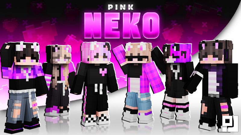 Pink Neko on the Minecraft Marketplace by inPixel