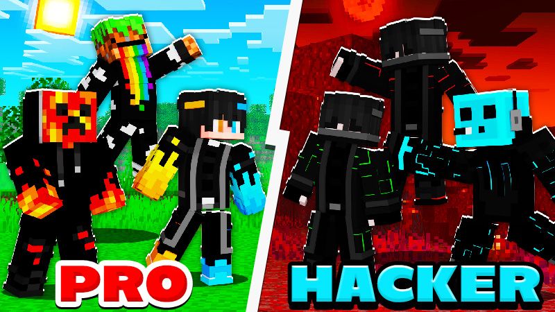 Pro VS Hacker on the Minecraft Marketplace by inpixel