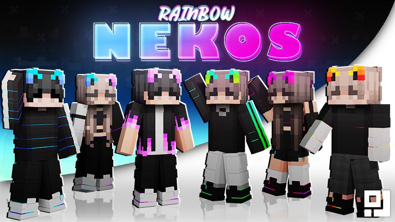 Rainbow Nekos on the Minecraft Marketplace by inPixel