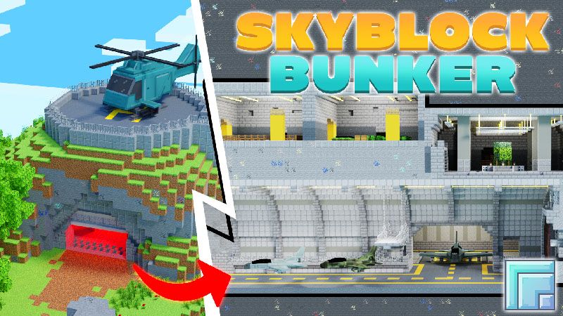 Skyblock Bunker on the Minecraft Marketplace by inPixel