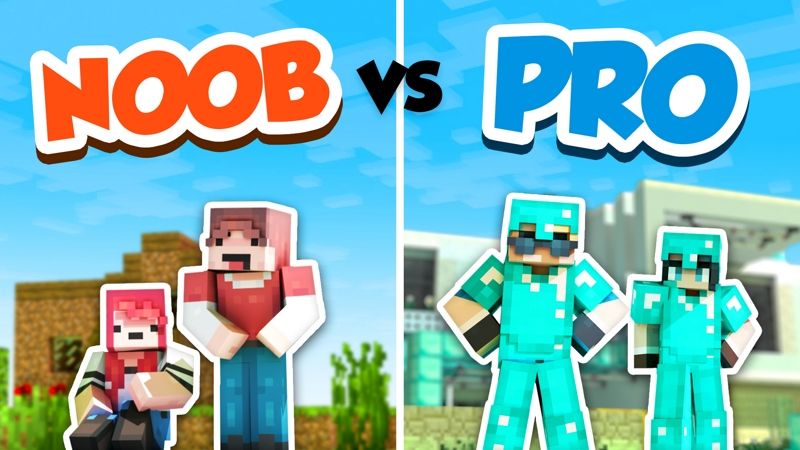 Noob vs Pro on the Minecraft Marketplace by inpvp