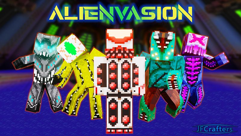 Alienvasion on the Minecraft Marketplace by JFCrafters