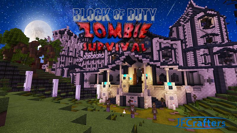 Block of Duty Zombie Survival on the Minecraft Marketplace by JFCrafters