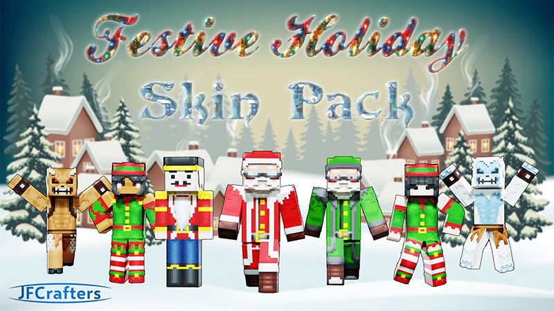 Festive Holiday Skin Pack on the Minecraft Marketplace by JFCrafters