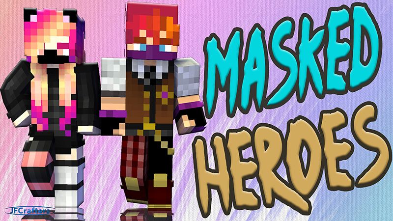 Masked Heroes on the Minecraft Marketplace by JFCrafters