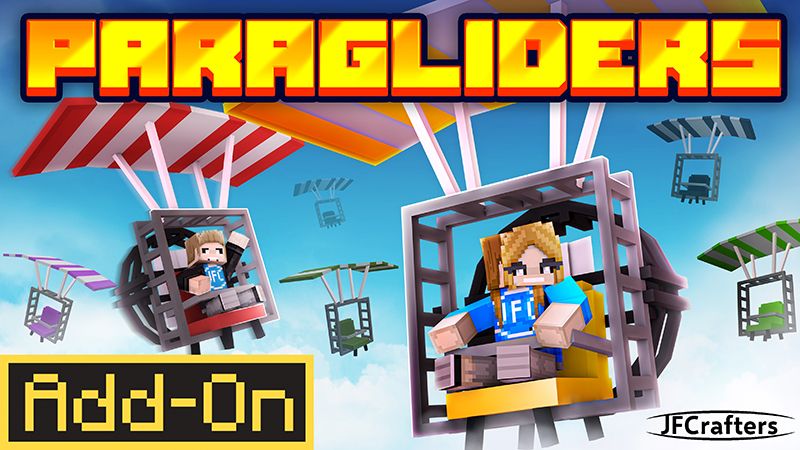 Paragliders on the Minecraft Marketplace by JFCrafters