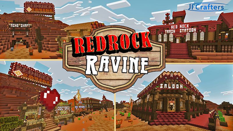 RedRock Ravine on the Minecraft Marketplace by JFCrafters