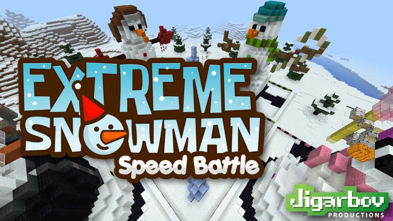 Extreme Snowman Speed Battle on the Minecraft Marketplace by Jigarbov Productions