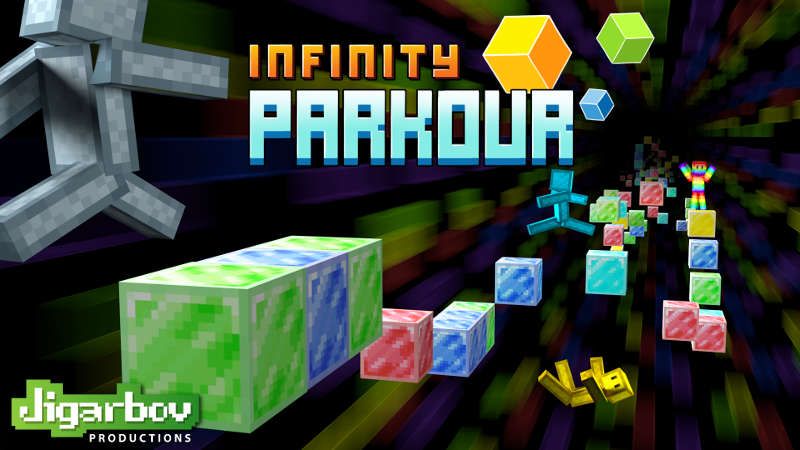 Infinity Parkour on the Minecraft Marketplace by jigarbov-productions