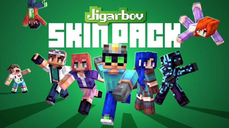 Jigarbov Skin Pack on the Minecraft Marketplace by Jigarbov Productions