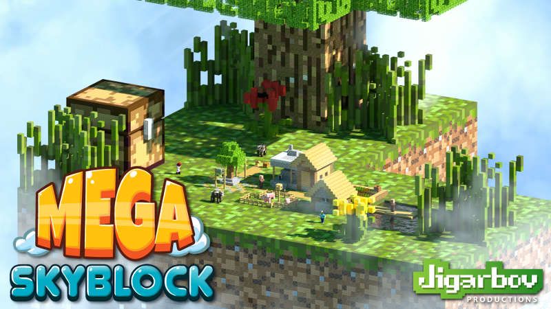 MEGA Skyblock on the Minecraft Marketplace by jigarbov-productions