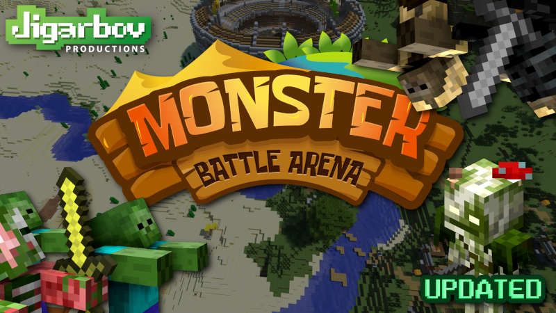 Monster Battle Arena on the Minecraft Marketplace by Jigarbov Productions