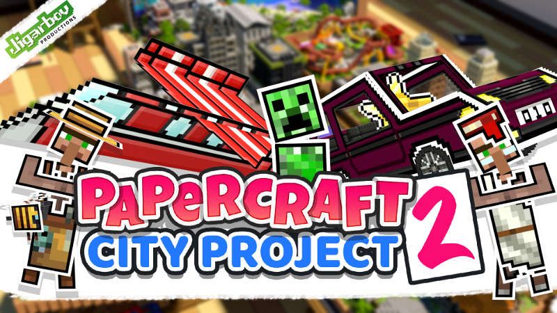 Papercraft 2: City Project on the Minecraft Marketplace by Jigarbov Productions