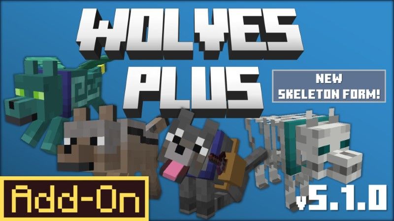 Wolves Plus Add-On v5.1.0 on the Minecraft Marketplace by JWolf Creations