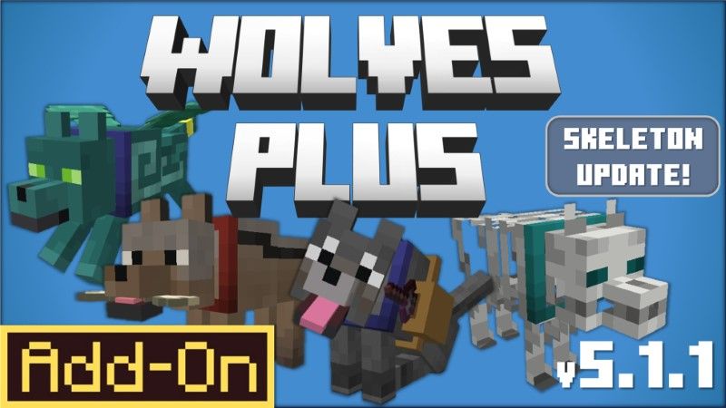 Wolves Plus Add-On v5.1.1 on the Minecraft Marketplace by JWolf Creations