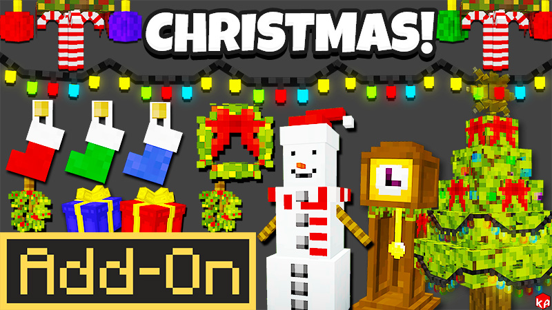 Christmas Decorations Add-On on the Minecraft Marketplace by KA Studios