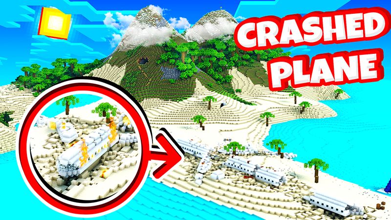 Crashed Plane Island on the Minecraft Marketplace by KA Studios