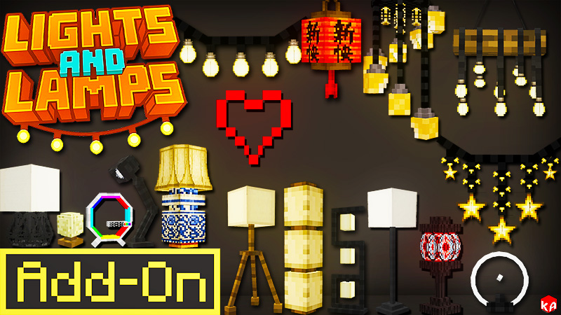 Lights and Lamps Add-On on the Minecraft Marketplace by KA Studios