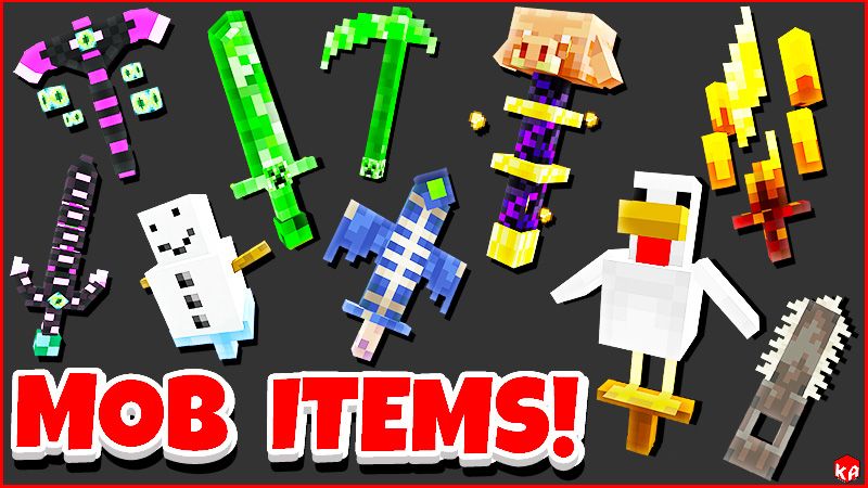 MOB ITEMS! on the Minecraft Marketplace by KA Studios