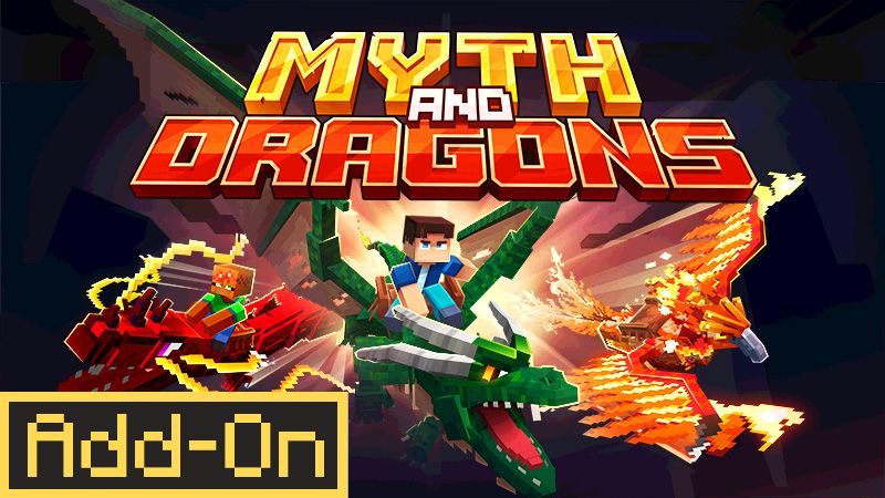 Myth and Dragons Add-On on the Minecraft Marketplace by King Cube