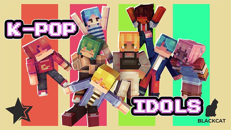 K-Pop Idols on the Minecraft Marketplace by Kora Studios