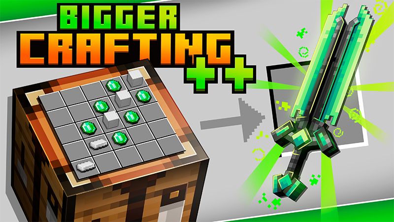 BIGGER CRAFTING ++ on the Minecraft Marketplace by Kreatik Studios