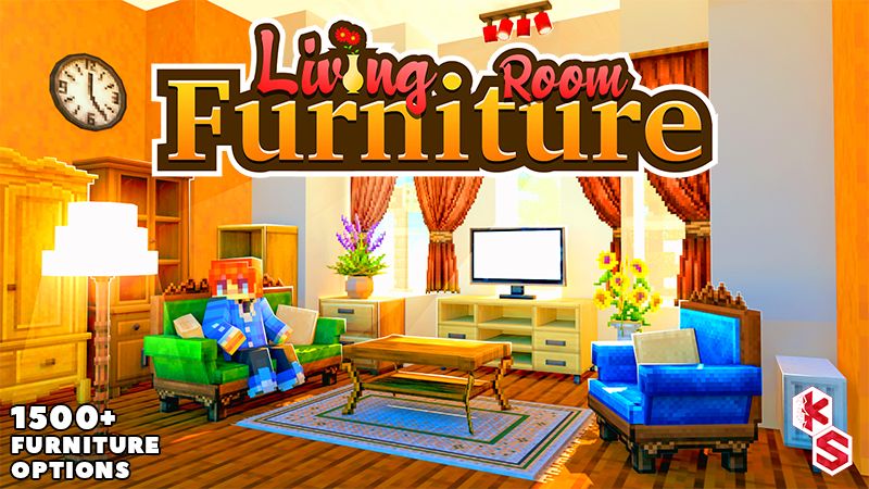 Living Room Furniture on the Minecraft Marketplace by Kreatik Studios