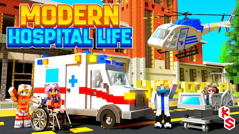 Modern Hospital Life on the Minecraft Marketplace by Kreatik Studios