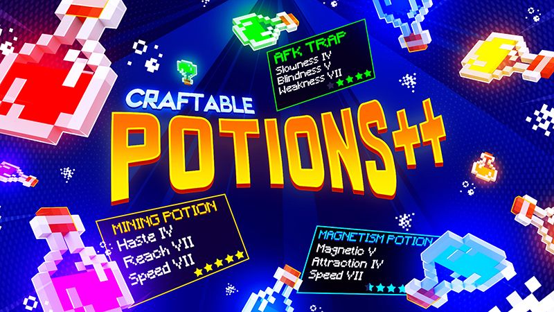 Potions++ (CRAFTABLE) on the Minecraft Marketplace by Kreatik Studios